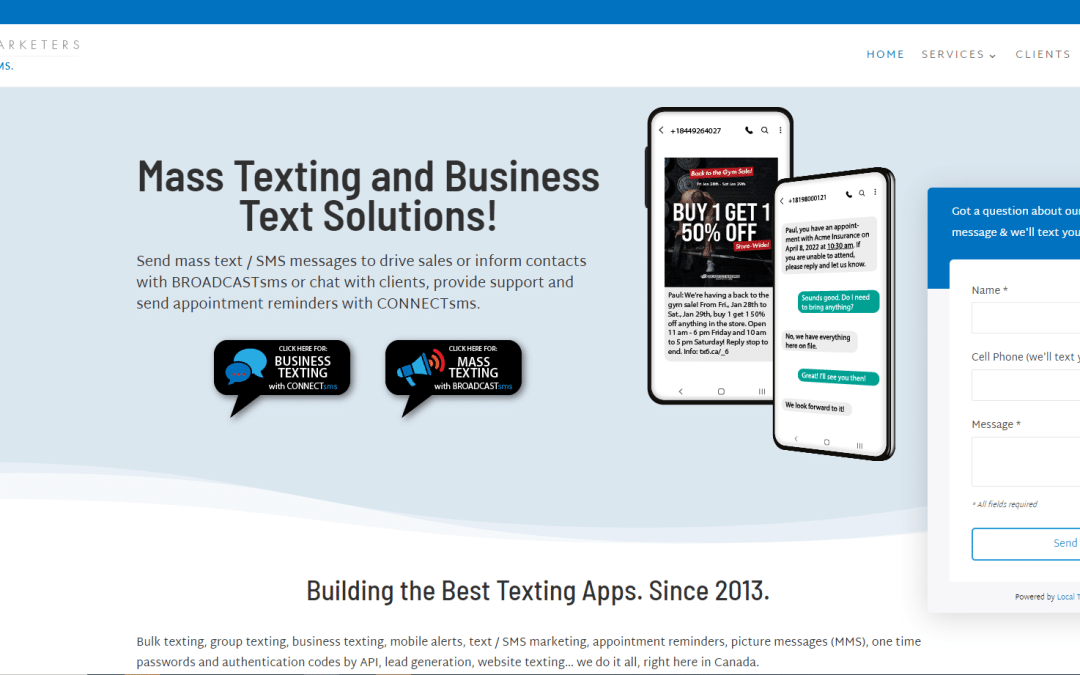 LEADsms Website Texting Module for Drupal Launches